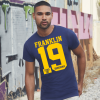 Mens Stag T Shirt - BLUE 2019 - Image 2